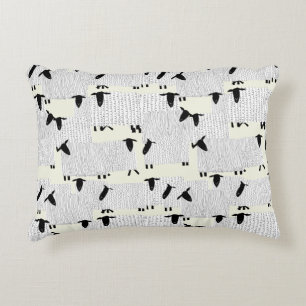 Recuento de ovejas, almohada dorada y somnolienta
