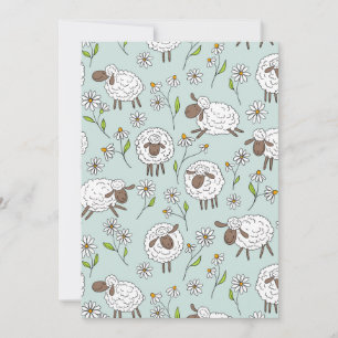 Recuento de ovejas en azul de vidrio marino