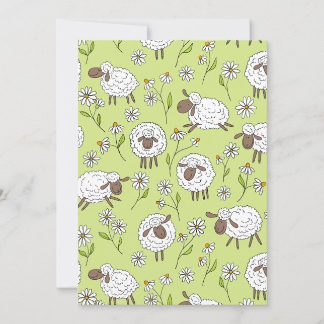 Recuento de ovejas en verde rocío de hongos (Anverso)