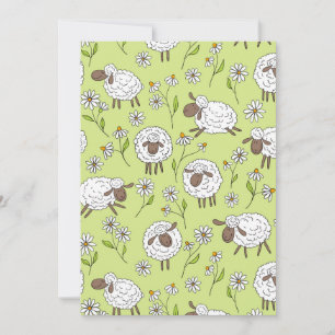 Recuento de ovejas en verde rocío de hongos