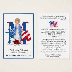 Recuento militar de Estados Unidos Memorial religi