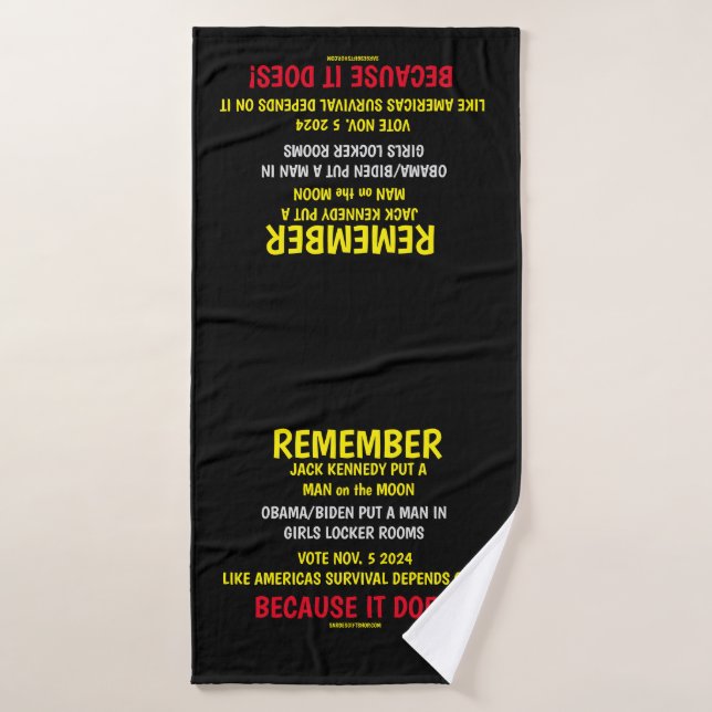 RECUERDA VOTAR (Toalla de baño)
