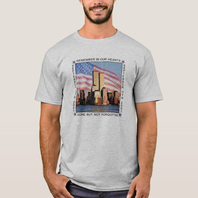 Recuerde 9 11 camisetas el 11 de septiembre (Anverso)