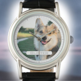 Recuerde a su Mascota con una foto en un reloj