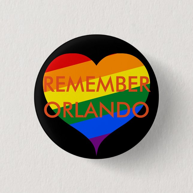 Recuerde el botón Orlando Memorial (Anverso)