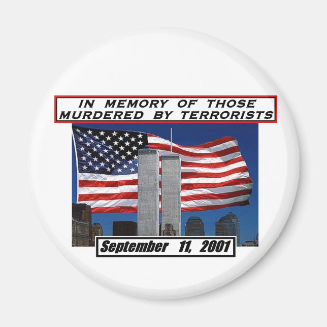 Recuerde el imán 9/11 (Frente)