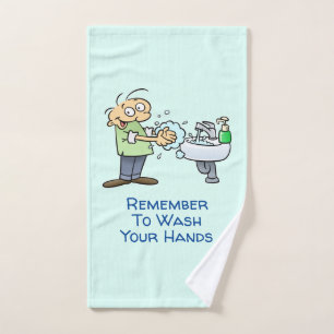 Recuerde Lavarse Las Manos Personalizado