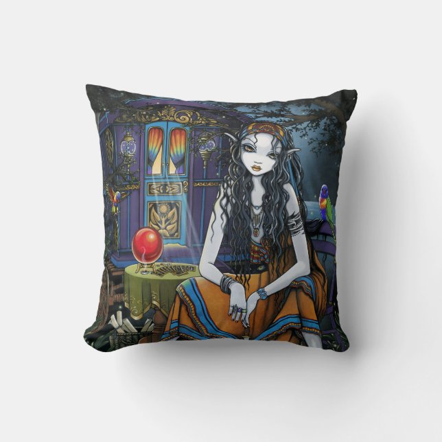 Recuérdeme almohada GRANDE del adivino gitano de (Anverso)