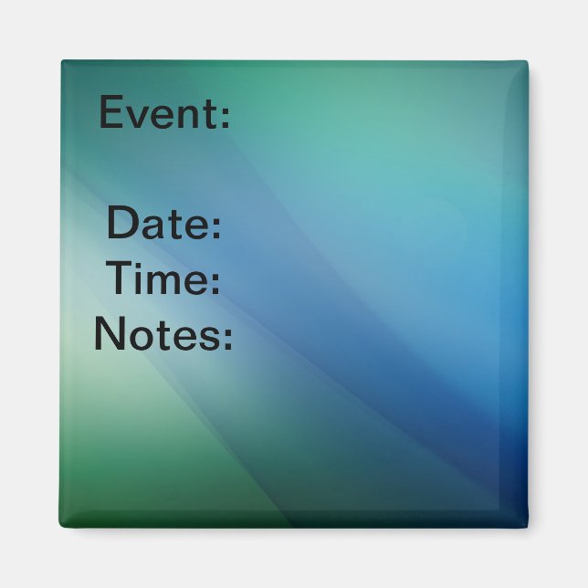 ¡Recuerden Esto! Imán (Frente)