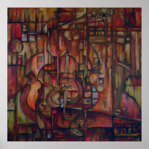 Recuerdo a Dan X - impresión de la lona