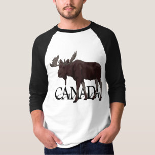 Recuerdo canadiense retro de los alces del jersey