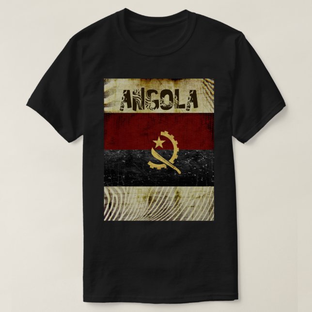 Recuerdo de camisetas de Angola (Diseño del anverso)