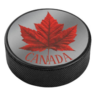 Recuerdo de Canadá Disco de Hockey Hoja de Arce Cl
