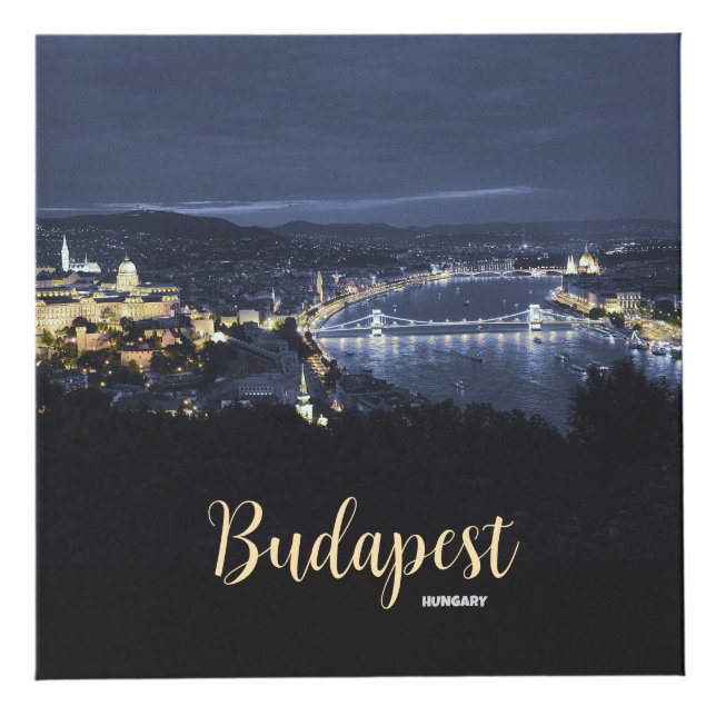 Recuerdo de cubo de nota de Budapest Hungría Escén (Anverso)