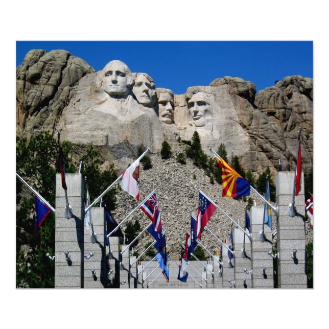 Recuerdo de fotos del Personalizable Mount Rushmor (Frente)
