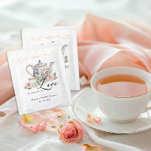 Recuerdo de Té para Despedida de Soltera "El Amor 