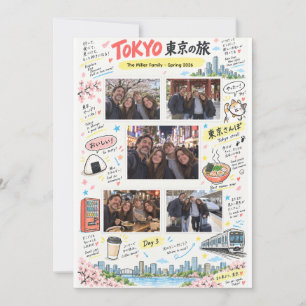 Recuerdo de viaje a Tokio Japón 5 Collage de fotos