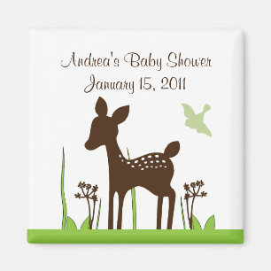 Recuerdo del imán de Baby Shower de los ciervos