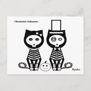 Recuerdo la postal de Halloween