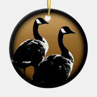 Recuerdo personalizado ornamento del ganso de