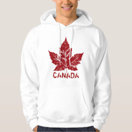 Recuerdo retro de la hoja de arce de la sudadera