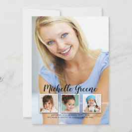 Recuerdos 4 Invitación de Graduación de Foto