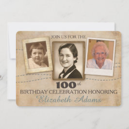 Recuerdos antiguos | Tres invitaciones de cumpleañ