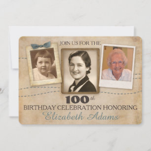 Recuerdos antiguos   Tres invitaciones fotográfica