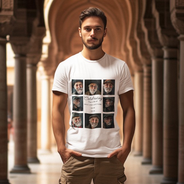 Recuerdos apreciados: Camiseta del Collage de foto (Subido por el creador)