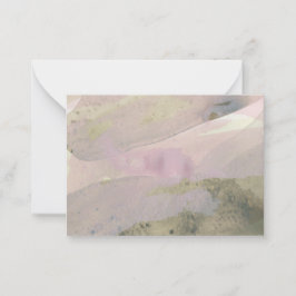 "Recuerdos costeros":Tarjeta de nota de arte abstr