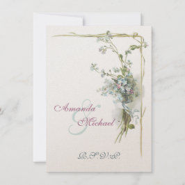 Recuerdos de boda RSVP no me olvides
