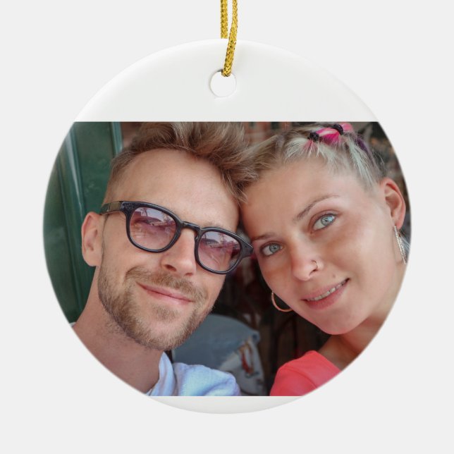 Recuerdos de familia de ornamentos con marco de pe (Frente)