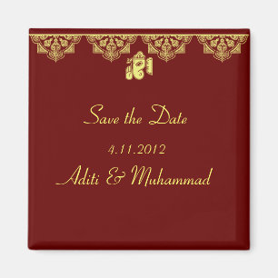 Recuerdos de imán de boda de Ganesh