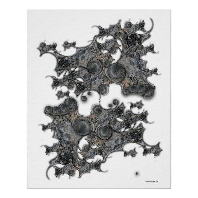 "Recuerdos De La Creación Silenciosa", Poster Bril (Anverso)