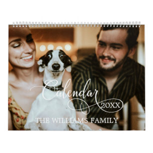 Recuerdos de la familia de calendarios de guiones