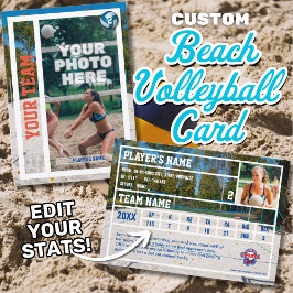 Recuerdos de la tarjeta de compraventa de voleibol