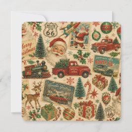 Recuerdos de Navidad de la Ruta 66 Vintage
