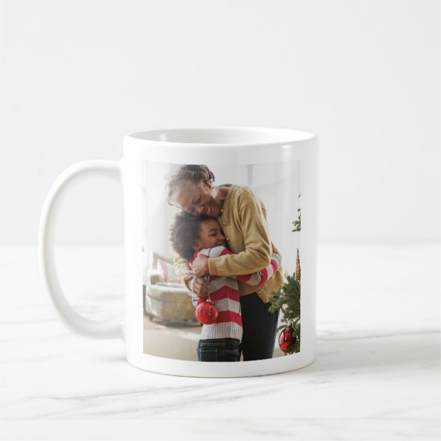 Recuerdos de Navidad en familia - Taza con foto (Izquierda)