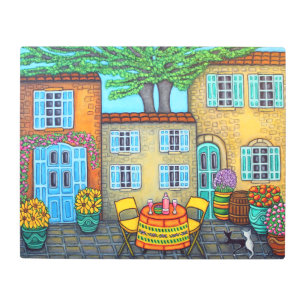 Recuerdos de Provenza Arte Metalizado Imprimir Lis