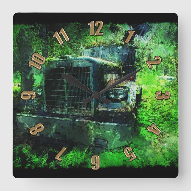 Recuerdos de un reloj de pared de un camión de car (Anverso)