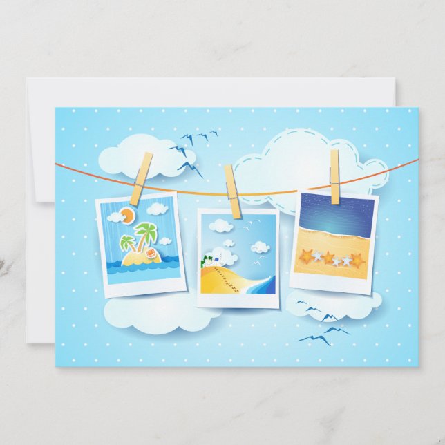 Recuerdos de verano, invitación (Anverso)