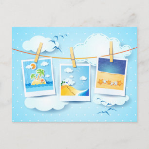Recuerdos de verano, postal