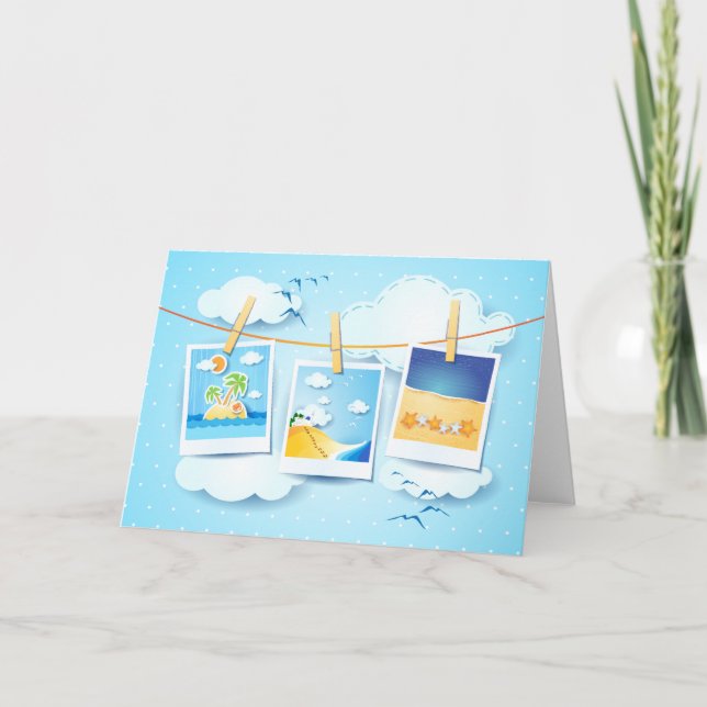 Recuerdos de verano, tarjeta (Anverso)