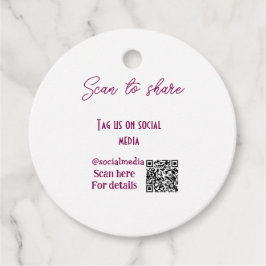 Recuerdos Escanear para compartirnos etiquetas en medios soc