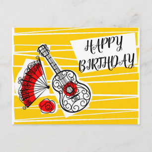 Recuerdos españoles Tarjeta de cumpleaños paisaje