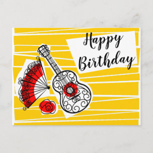 Recuerdos españoles Tarjeta de cumpleaños paisaje