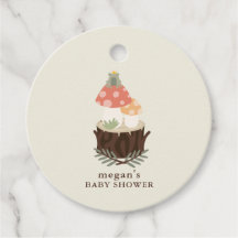 Etiquetas Baby Shower Favor para hongos