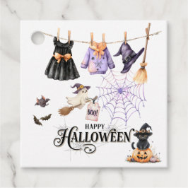 Recuerdos Etiquetas caprichosas para favores de Halloween co