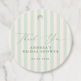 Recuerdos Etiquetas de agradecimiento para baby shower de ra