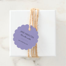 Etiquetas de empaquetado púrpura para pequeñas emp